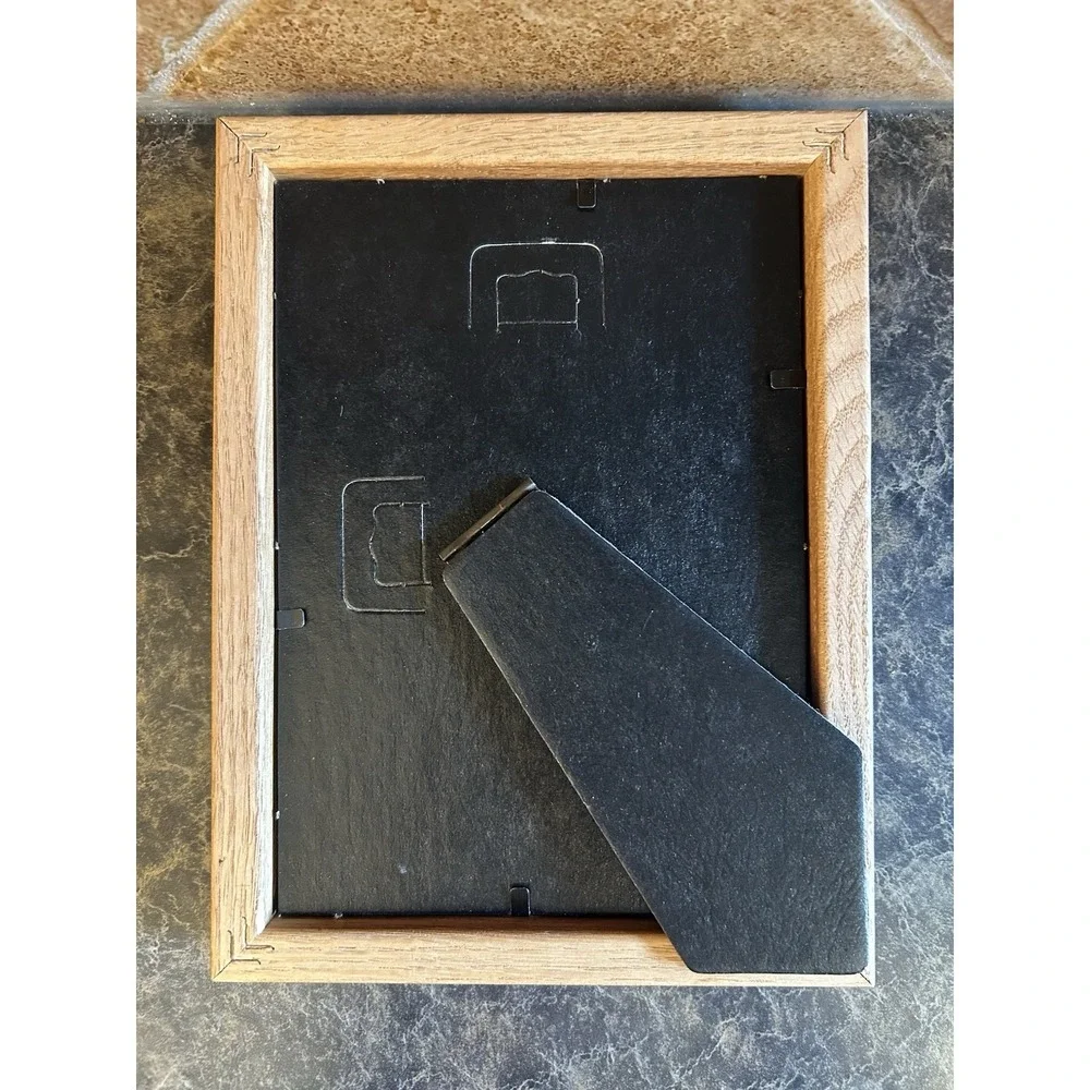 Custom Train Locomotive Wooden Picture Frame 3D Laser Cut Layered Wood W/ Glass